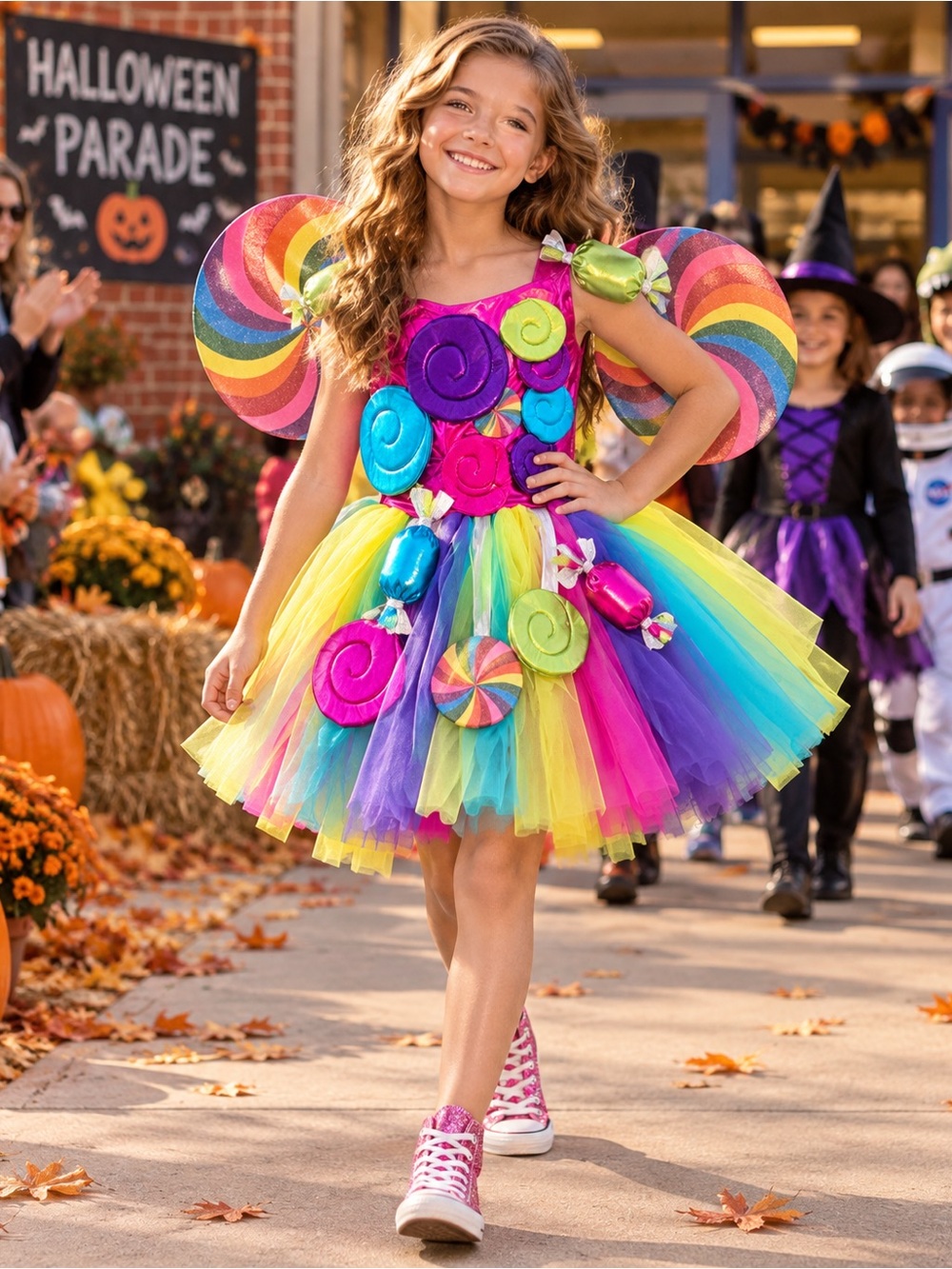 Chasing Fireflies Candy Fairy Halloween Costume Girls Size 10